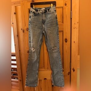 Zara Distressed Blue Women's Jeans